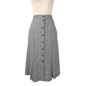 vintage 70's button front skirt